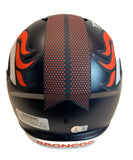 Bo Nix Augographed/Inscribed "Go Broncos" Navy 5280 FS Replica Helmet BAS COA