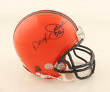 Daryl "Moose" Johnston Signed Syracuse Orange Mini Helmet (PSA COA) Cowboys TE