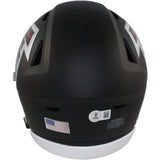 Michael Penix Autographed Atlanta Falcons Mid-Size Midi Helmet Beckett 54777