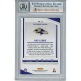 Ray Lewis Autographed 2024 Donruss Elite #12 Trading Card Beckett 52977