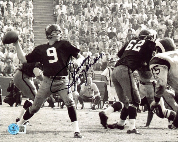 Commanders Sonny Jurgensen Authentic Signed 8x10 Horizontal Photo BAS 2
