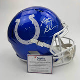 Autographed/Signed Anthony Richardson Full Size Football Helmet Fanatics COA