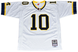 TOM BRADY SIGNED MICHIGAN WOLVERINES #10 WHITE MITCHELL & NESS JERSEY FANATICS