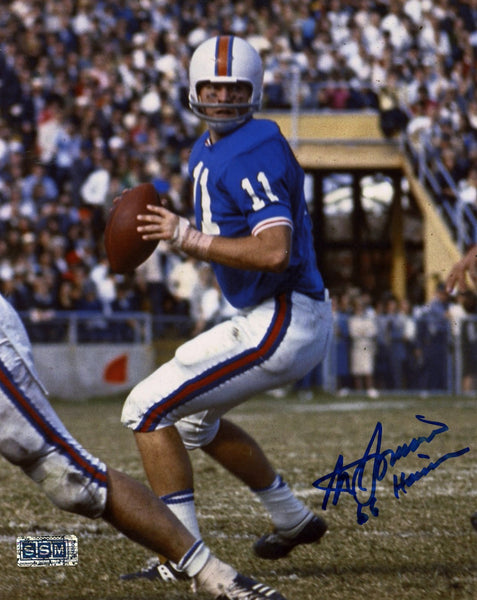 STEVE SPURRIER AUTOGRAPHED FLORIDA GATORS 8x10 PHOTO W/ 66 HEISMAN