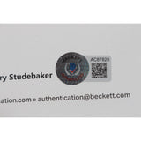 Larry Brown Autographed Denver Nuggets Logo Basketball Retro Beckett LOA 51602