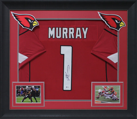 Kyler Murray Authentic Signed Red Pro Style Framed Jersey Autographed BAS Wit