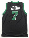 Jaylen Brown Signed Boston Celtics Jersey (Beckett) 2024 NBA Champs & Finals MVP