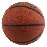 UTEP Don Haskins "Best Wishes" Signed Rawlings NCAA I/O Basketball BAS #BU55120