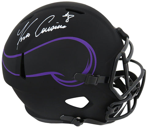 Kirk Cousins Signed Vikings Eclipse Riddell Full Size Speed Rep Helmet -(SS COA)