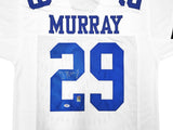 DALLAS COWBOYS DEMARCO MURRAY AUTOGRAPHED WHITE & BLUE JERSEY PSA/DNA 233739