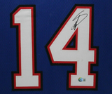 Stefon Diggs Signed 35x43 Framed Buffalo Bills Double Matted Jersey (Beckett) WR