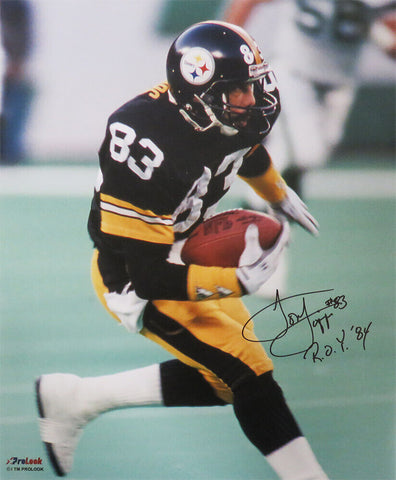 Louis Lipps Signed Pittsburgh Steelers Action 16x20 Photo w/ROY'84- (SS COA)