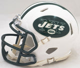 WAYNE CHREBET AUTOGRAPHED JETS WHITE 98-18 THROWBACK MINI HELMET BECKETT 223738