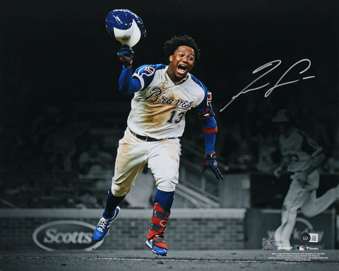 Braves Ronald Acuna Jr. Authentic Signed 16x20 Spotlight Photo BAS Witnessed