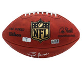Brett Favre, Jerry Kramer and Steve Young Signed Wilson Authentic NFL Football