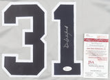 Dave Winfield Signed New York Yankees Career Highlight Stat Jersey (JSA COA) D.H