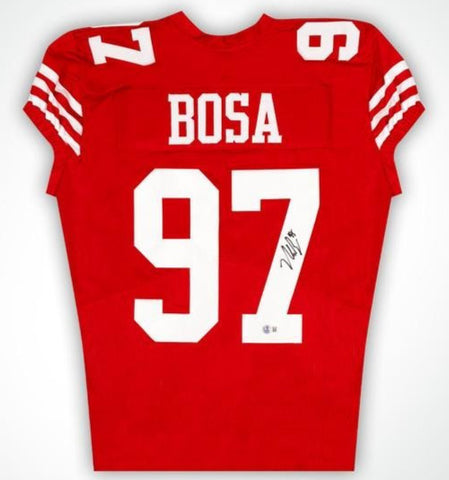 Nick Bosa Signed 49ers Pro Cut Jersey (Beckett) San Francisco 1st Round Pick