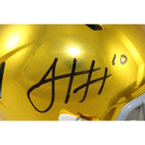 Sam Hartman Signed Notre Dame Fighting Irish Hydro Mini Helmet Fanatics 53626