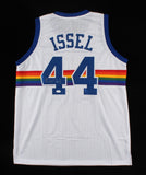 Dan Issel Signed Denver Nuggets Jersey (JSA COA) Ex Kentucky Wildcats HOF Center