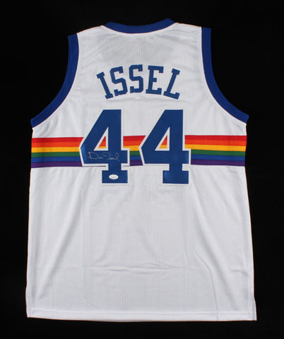 Dan Issel Signed Denver Nuggets Jersey (JSA COA) Ex Kentucky Wildcats HOF Center