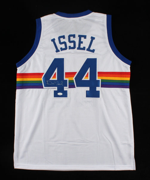 Dan Issel Signed Denver Nuggets Jersey (JSA COA) Ex Kentucky Wildcats HOF Center