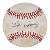 Luke Appling Signed AL Baseball (PSA) Chicago White Sox Shortstop / HOF 1964