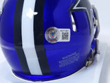 Troy Aikman Autographed Cowboys Flash Mini Helmet - Beckett W Holo *White