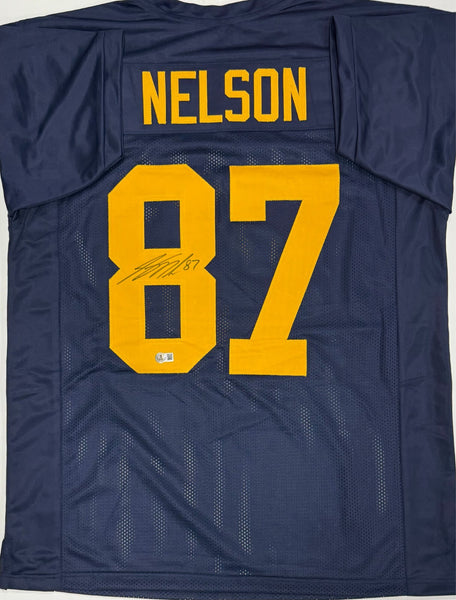 JORDY NELSON - Green Bay Packers - Signed Custom Replica Acme Jersey AUTO - BAS