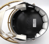 Alvin Kamara Autographed Flash Gold Full Size Helmet Saints Beckett QR #1W403145
