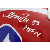 Kelly Thomas Reed Autographed Buffalo Bills Pro Helmet HOF Beckett Witness 50273