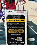 Dikembe Mutombo Autographed Atlanta Hawks 8x10 Photo JSA COA