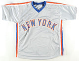 Howard Johnson Signed N.Y Mets Jersey w/ Extensive Career Inscriptions (Beckett)