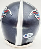 MARCUS MARIOTA AUTOGRAPHED TENNESSEE TITANS MINI HELMET BECKETT BAS 138234