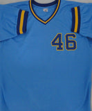 Brewers 82 AL Champ JERRY AUGUSTINE Signed Custom Replica BLUE Jersey AUTO - JSA