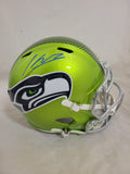 KENNETH WALKER III SIGNED SEATTLE SEAHAWKS FLASH SPEED REPLICA HELMET BECKETT