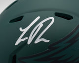 Landon Dickerson Signed Rave Mini Football Helmet Philadelphia Eagles JSA 209881