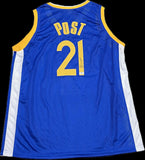 Quinten Post Signed Jersey PSA Golden State Warriors Autographed