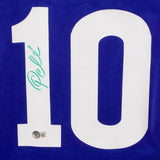 Pele Signed Vintage Brazil FC Away Soccer Jersey #10 with Beckett COA