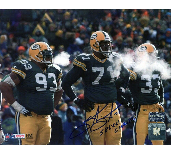 Santana Dotson Signed Green Bay Packers Unframed 8x10 Photo with "SB XXXI Champs