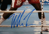 Mike Tyson Autographed 16x20 Landing Punch Photo- JSA W Auth *Left