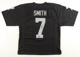 Geno Smith Signed Las Vegas Raiders Jersey (Beckett) 2022 Pro Bowl Quarterback