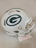 JORDAN LOVE SIGNED GREEN BAY PACKERS F/S ALT SPEED AUTHENTIC HELMET BECKETT QR