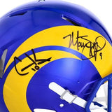 Matthew Stafford & Cooper Kupp Rams Signed Riddell Speed Authentic Helmet