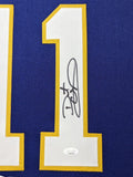 FRAMED MINNESOTA VIKINGS DAUNTE CULPEPPER AUTOGRAPHED SIGNED JERSEY JSA COA