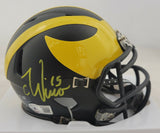 CHASE WINOVICH SIGNED MICHIGAN WOLVERINES SPEED MINI HELMET BECKETT COA