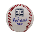 Rod Carew Signed Los Angeles Angels Rawlings Official HOF Baseball w- HOF 91 Ins