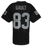Willie Gault (RAIDERS) Signed Black Custom Football Jersey - (SCHWARTZ COA)