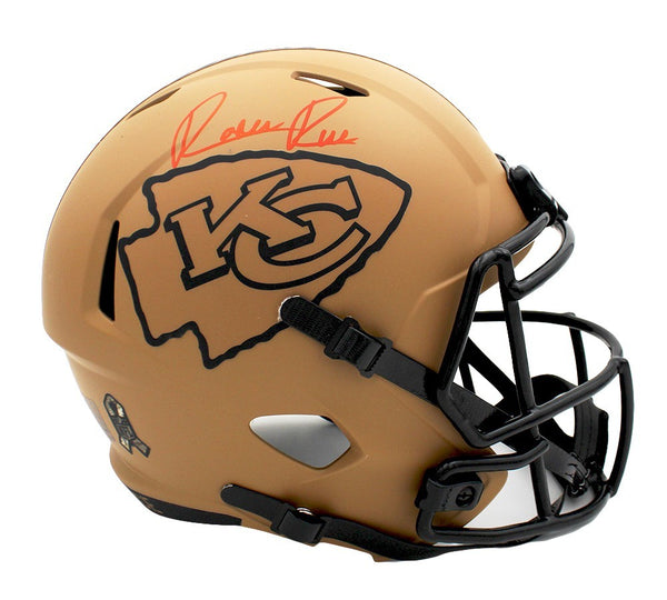 Rashee Rice Signed Kansas City Speed Full Size Salute to Service 2 NFL Helmet