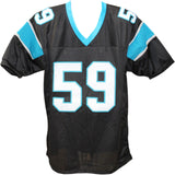 Luke Kuechly Autographed Pro Style Black Sz XL Jersey Beckett Witness 20509