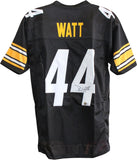 Derek Watt Autographed/Signed Pro Style Size XL Black Jersey Beckett 59451